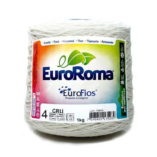 Barbante Euroroma Crú 1kg N04 - Eurofios