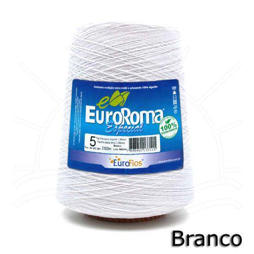 Barbante EuroRoma Especial Branco 8/3 500g