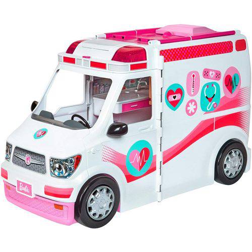 Barbie Ambulancia e Hospital Movel Frm19 - Mattel