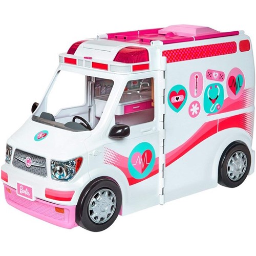 Barbie - Ambulância e Hospital Móvel Frm19 - MATTEL