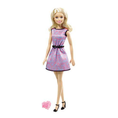 Barbie Boneca Fashion Vestido Lilás - Mattel