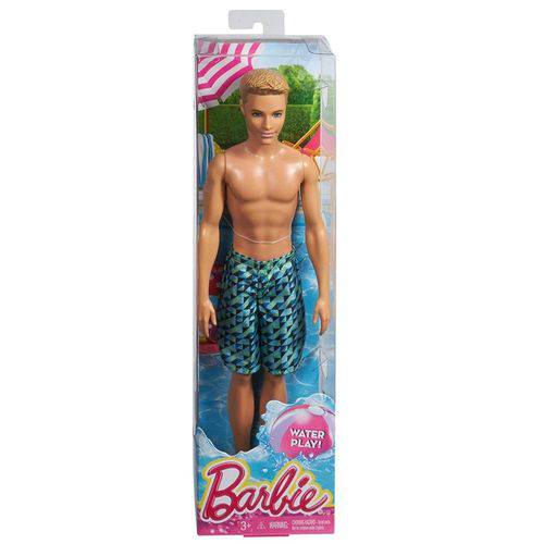 Barbie - Boneco Praia Ken - Mattel
