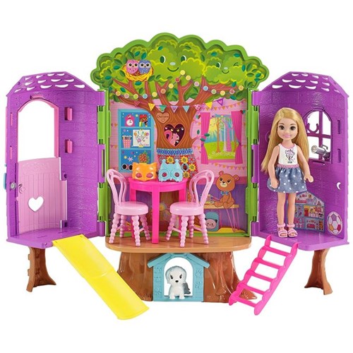 Barbie - Casa da Árvore da Chelsea Fpf83 - MATTEL