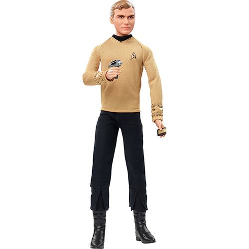 Barbie Colecionável - Star Trek 50 Anos Kirk - Mattel