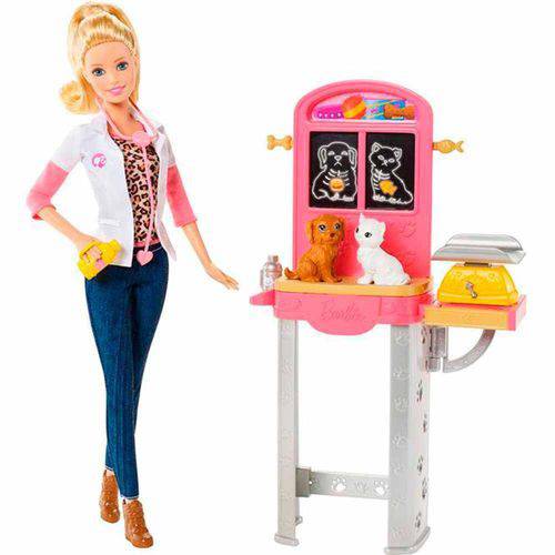 Barbie Conjunto Profissões -Veterinaria