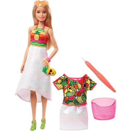 Barbie Crayola - Boneca Frutas Surpresa Gbk18 - MATTEL