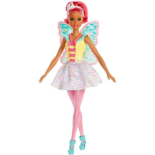 Barbie Dreamtopia - Boneca Fada Cabelo Rosa Fxt03 - MATTEL