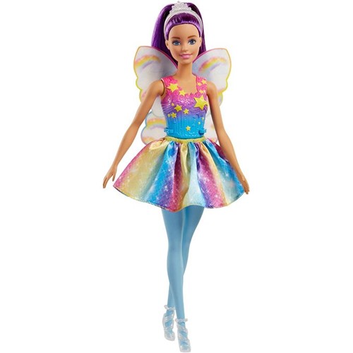 Barbie Dreamtopia - Boneca Fada Cabelo Roxo Fjc85 - MATTEL