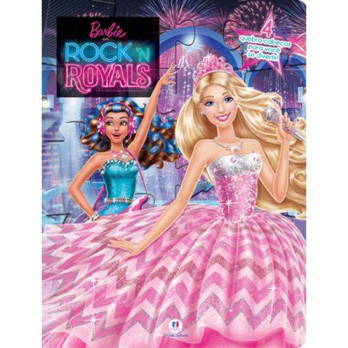 Barbie em Rock N Royals - Livro Quebra-cabeça