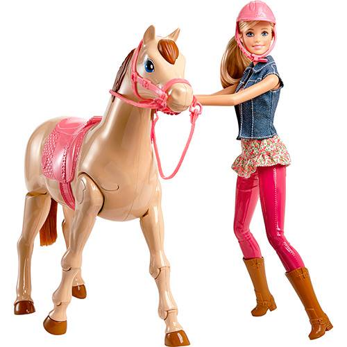 Barbie Family Boneca com Cavalo - Mattel