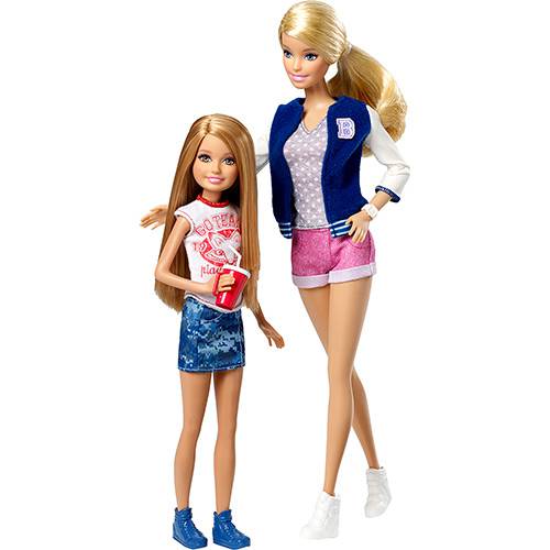 Barbie Family Dupla Três é Demais Barbie e Stacie - Mattel