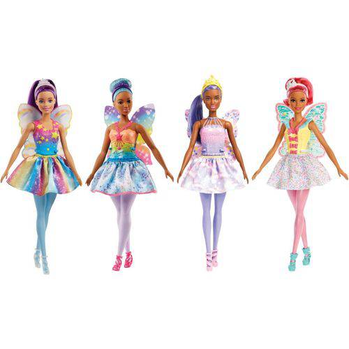 Barbie Fan Fada Initario Sort Mattel Fxt00
