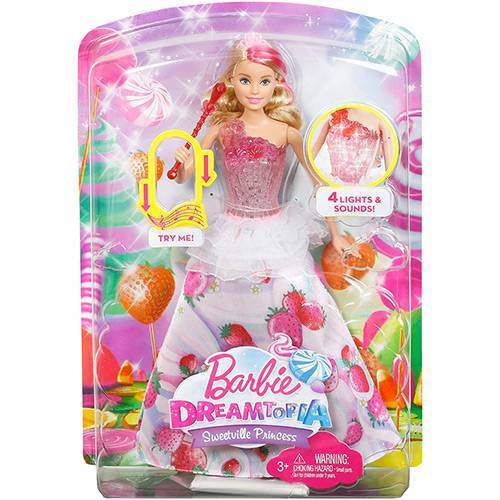 Barbie Fantasia Princesa Reino dos Doces Dyx28 Mattel