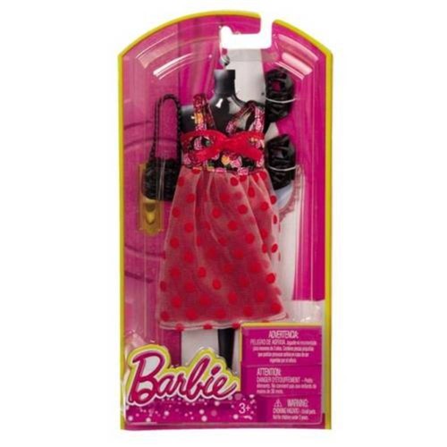 Barbie Fashion Fever Vestido Vermelho de Bolinhas