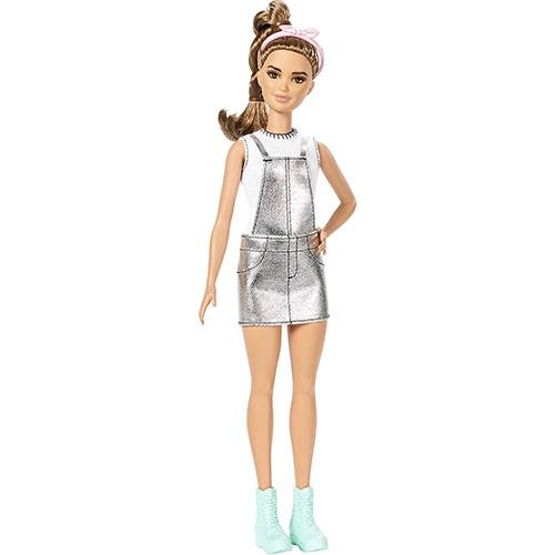 Barbie Fashionista Jardineira Prata - Mattel