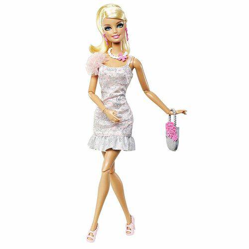 Barbie Fashionista Vestido Rosa - W9353 / W3901