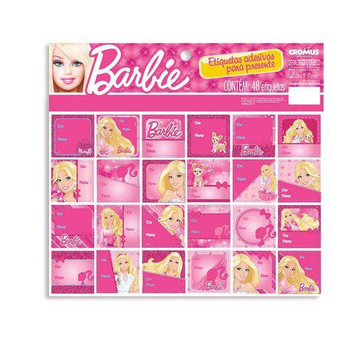 Barbie Gloss Adesivo De-Para C/48 - Cromus