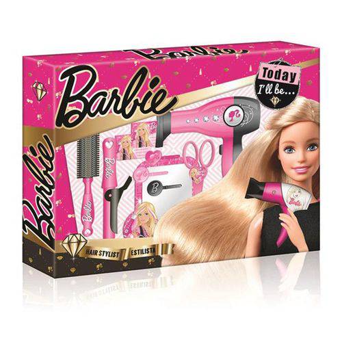 Barbie Hairstylist Kit Escova Multikids