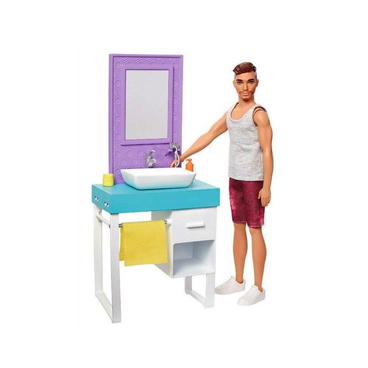 Barbie Ken Playset Banheiro - Mattel