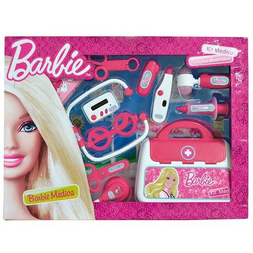 Barbie Kit Médica Grande com Mateta - Fun Divirta-Se