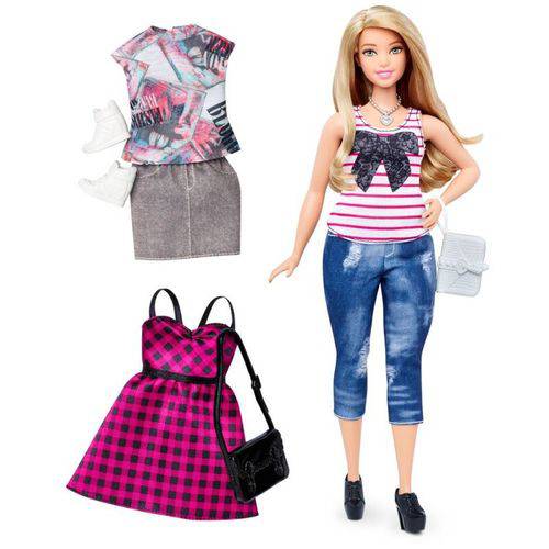 Barbie Luxo Fashionistas Rosa - Mattel Dtf00