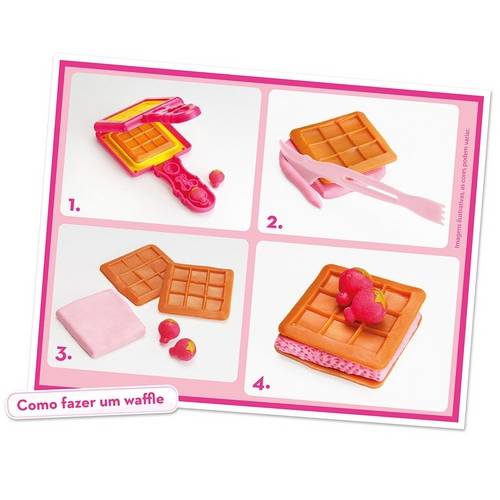 Barbie Massinha Fábrica de Waffles - Fun Divirta-Se