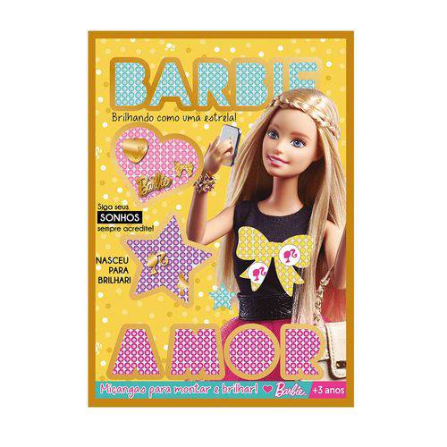 Barbie Micanga Revista B Grande Dourado - Fun