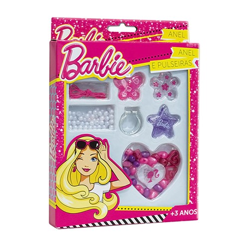 Barbie Miçangas Anel e Pulseiras Fun Sortidas Ref: 8111-8