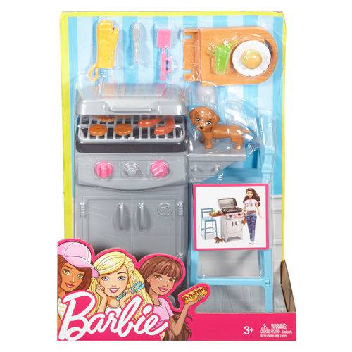 Barbie Móveis Básicos Churrasqueira - Mattel