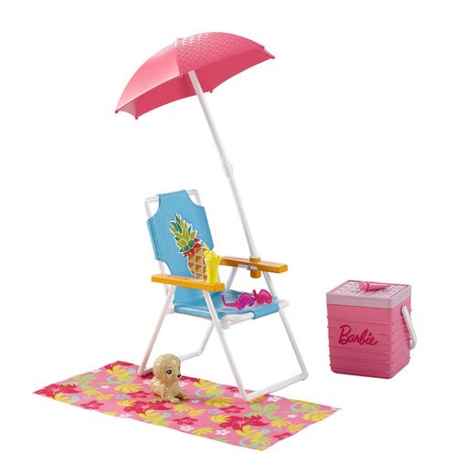Barbie Móveis Básicos Conjunto de Praia - Mattel