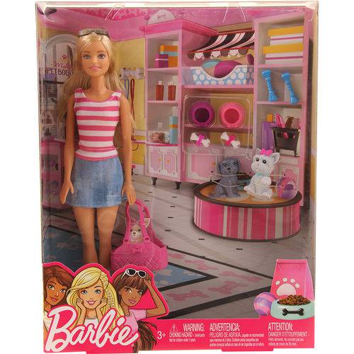 Barbie no Petshop - Mattel