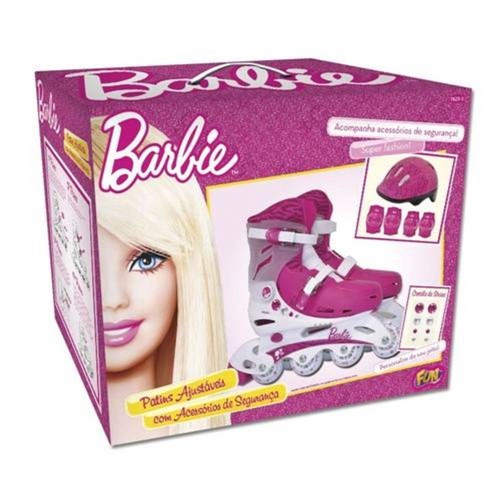 Barbie Patins com Acessórios de Segurança G - Fun Divirta-Se