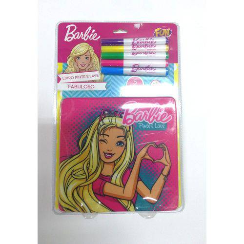 Barbie Pinte e Lave Fabuloso 73455 - Fun