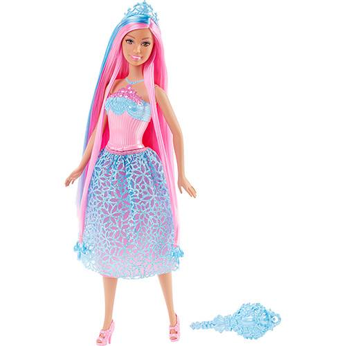 Barbie Princesa Cabelos Longos Azul - Mattel