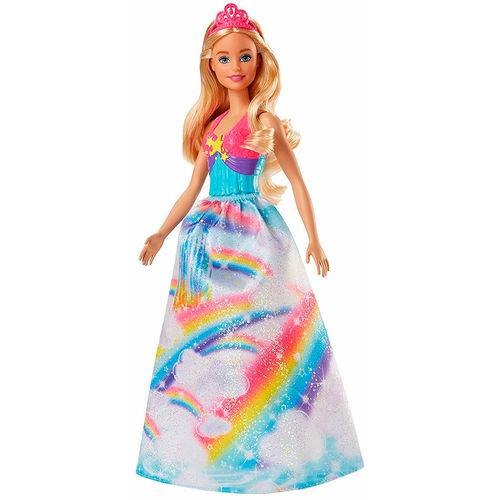 Barbie Princesa Dreamtopia Tiara Rosa - Mattel