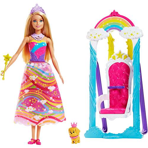 Barbie Princesa no Balanço Fjd06 - Mattel