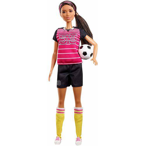 Barbie Profissões Aniversario 60 Anos - Soccer Jogadora de Futebol