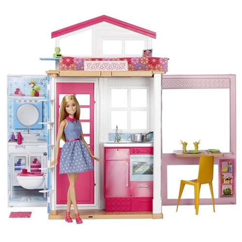 Barbie Real - Barbie e Sua Casa Dvv48 - MATTEL