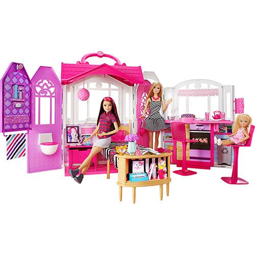 Barbie Real Casa com Boneca - Mattel