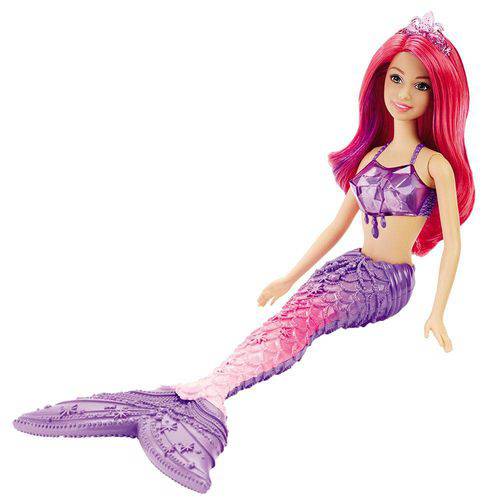Barbie Reino Sereia Calda Roxa - Mattel