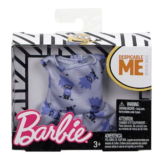Barbie Roupinhas e Acessórios Camiseta Roxa Minions - Mattel