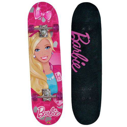 Barbie Skate com Acessórios de Segurança e Adesivos Glitter - Fun Divirta-Se
