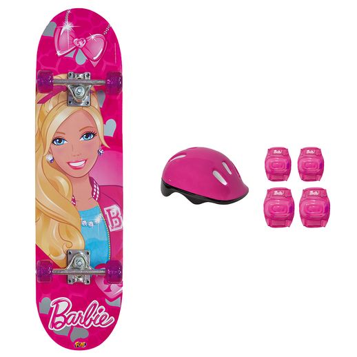 Barbie Skate com Acessórios e Adesivos Glitter - Fun Divirta-Se