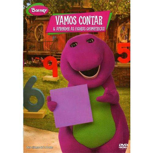 Barney Vamos Contar e Aprender as Figuras Geométricas! - Dvd Infantil