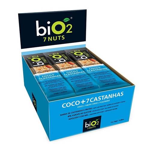 Barra 7nuts Bio2 com 12 Unid Coco