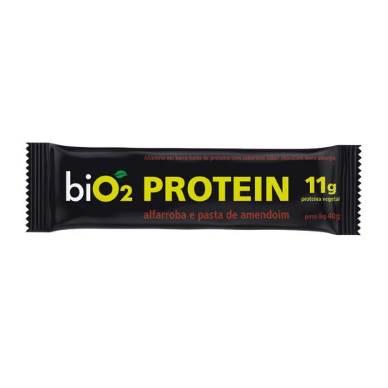 Barra Bio2 Protein Alfarroba e Pasta de Amandoim 40g