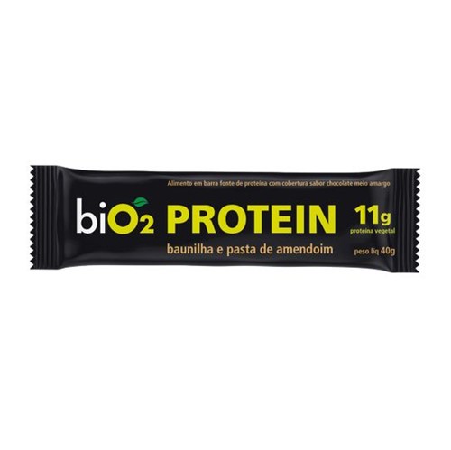 Barra Bio2 Protein Baunilha e Pasta de Amendoim 40g