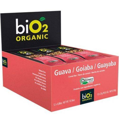 Barra Cereal Orgânico Goiaba 12un X 25g Bio2