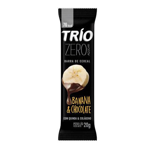 Barra Cereal Zero Banana com Chocolate Trio 20g
