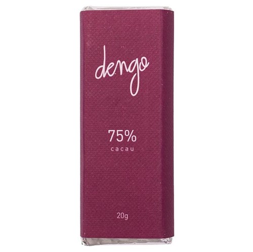 Barra Chocolate Amargo 75% Cacau 20g
